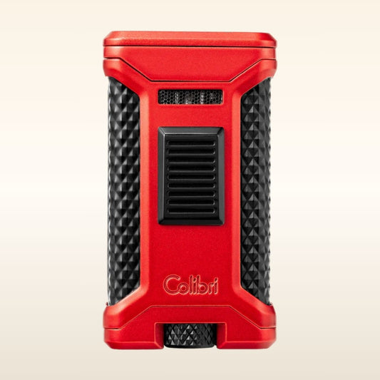 Colibri Cigar Lighter Ascari Triple Jet – Red