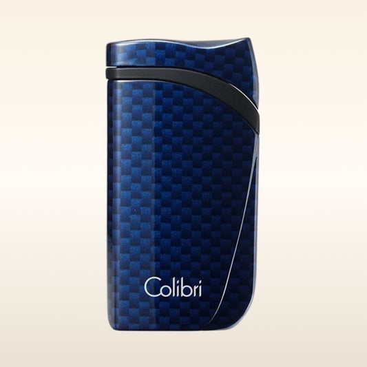 Colibri Cigar Lighter Falcon – Carbon Fiber Blue